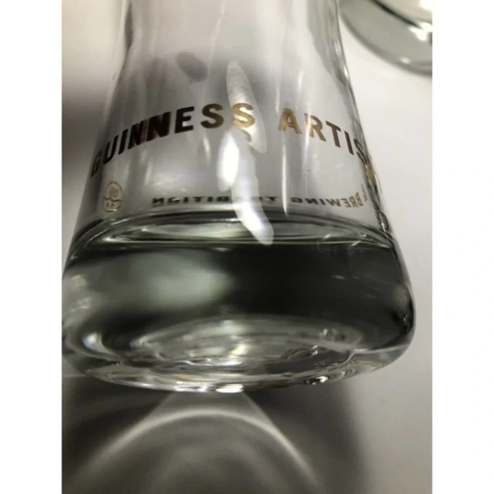 Guinness Blonde American Lager Beer Glass - Dublin Ireland BREWERY SET OF FIVE